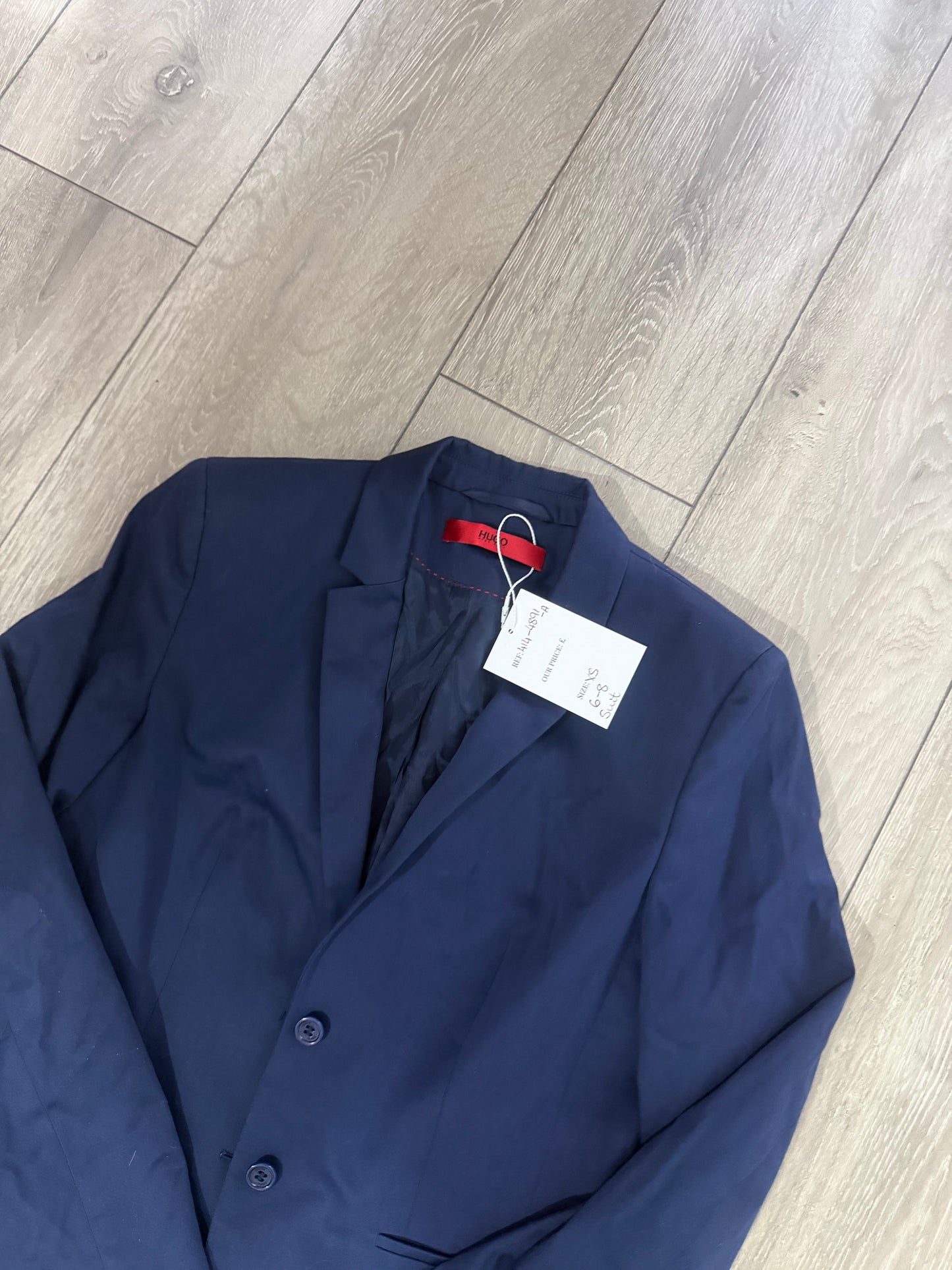 Blue Navy Hugo Boss Suit, Size XS 6-8
