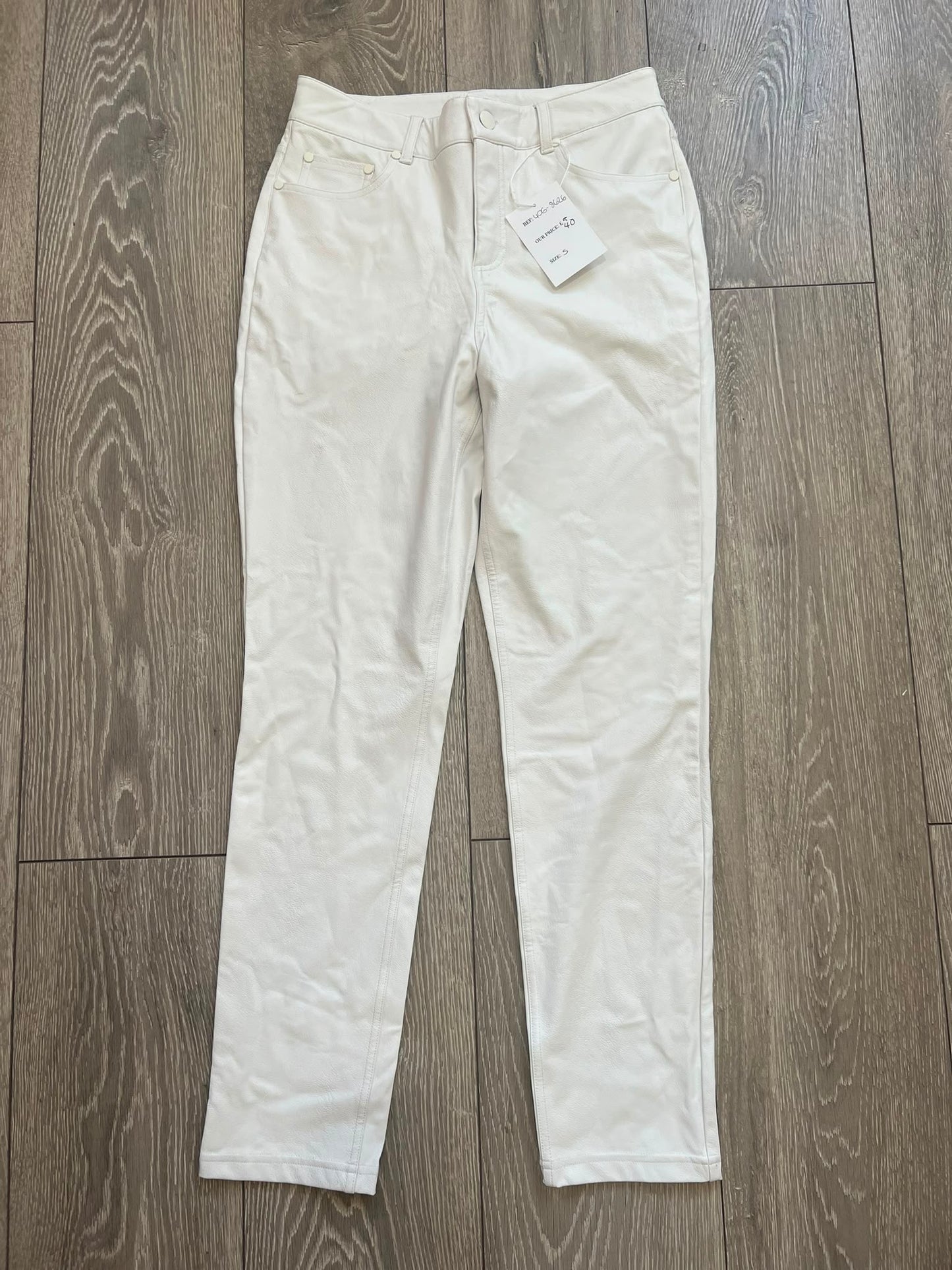 Pre-loved White Commando Trousers, S, BNWT