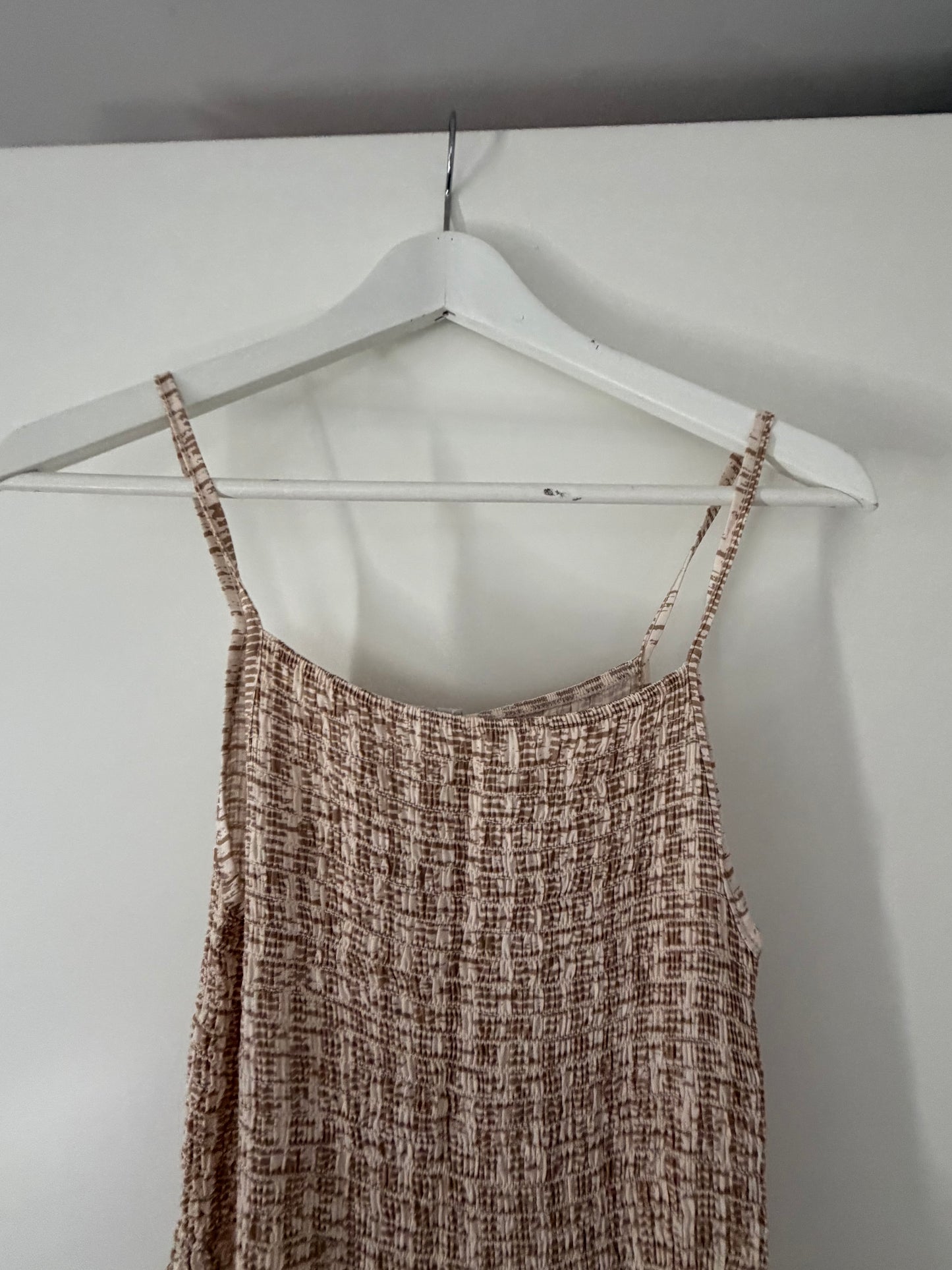 Pre-Loved Beige Charli Dress, One Size, BNWT