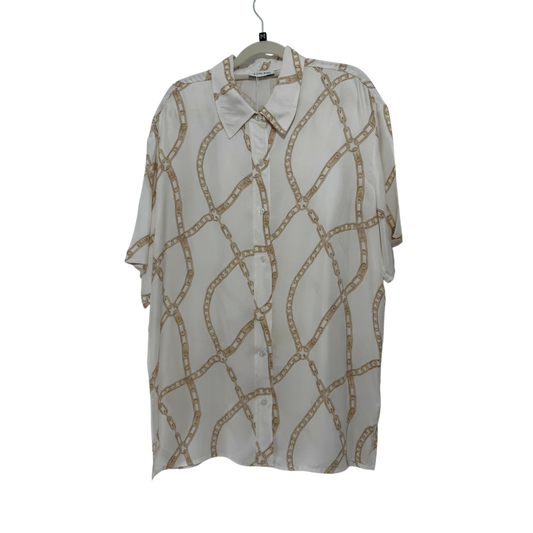 Pre-owned cream Anine Bing Shirt, Size M