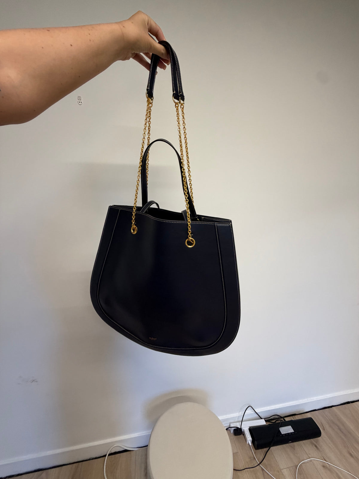 Preloved Mulberry Handbag Navy
