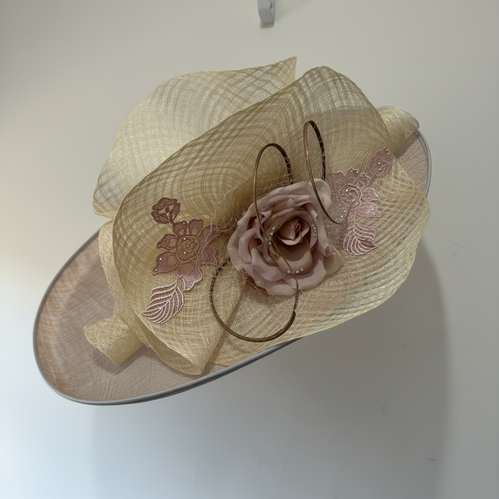 Preloved, Pink Nataliya Couture Fascinator/Hat