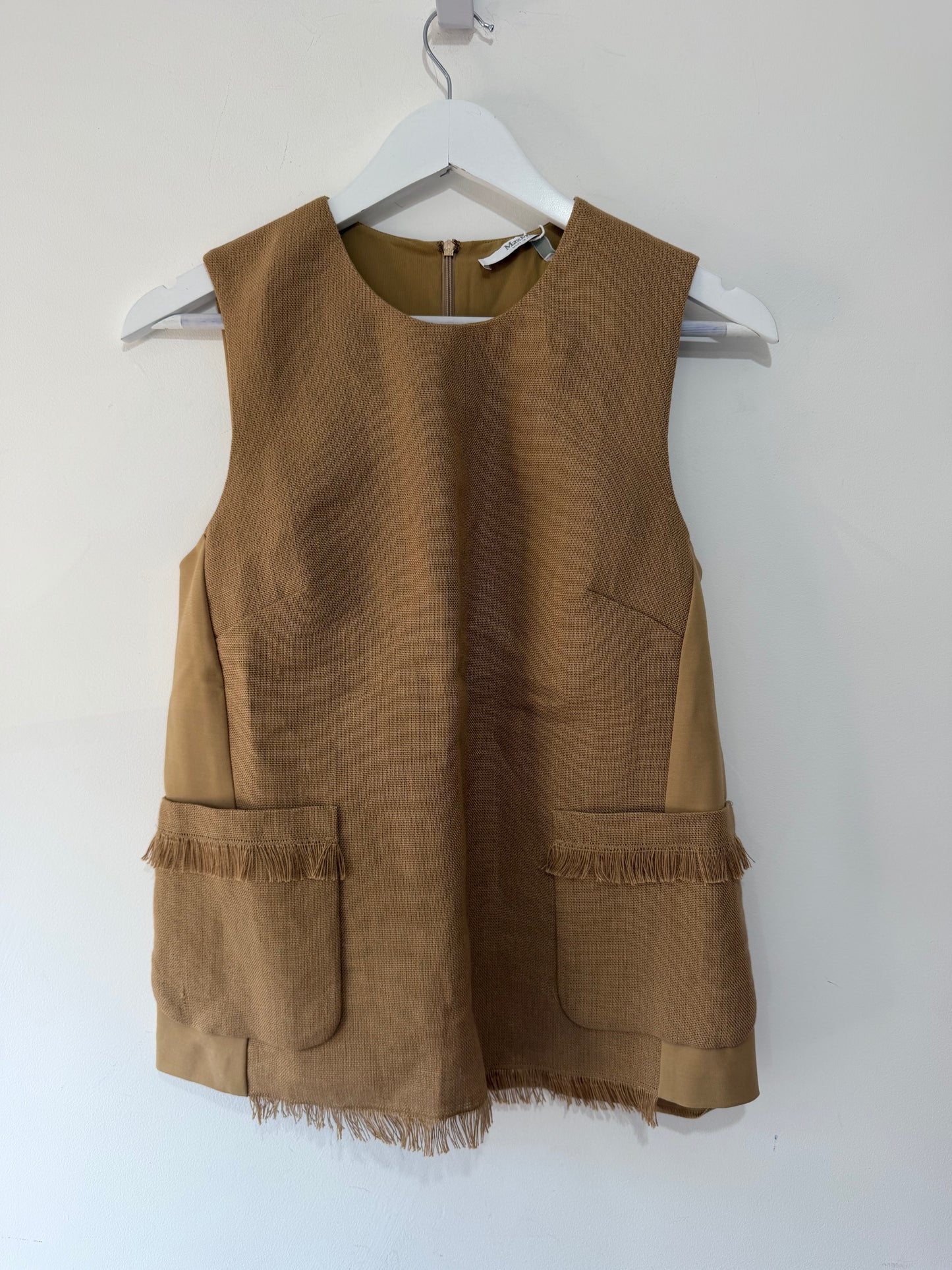 Preloved Brown MaxMara Top, Size 10