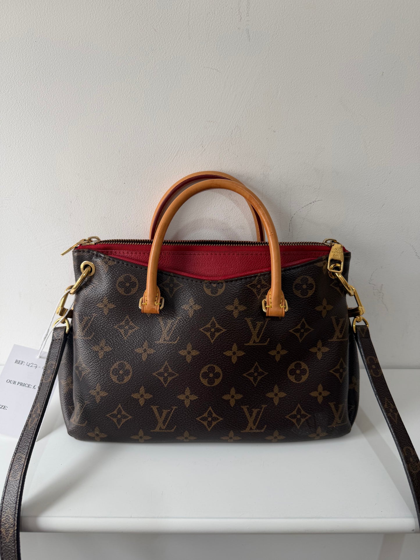 Preloved Louis Vuitton Pallas Handbag BB Monogram