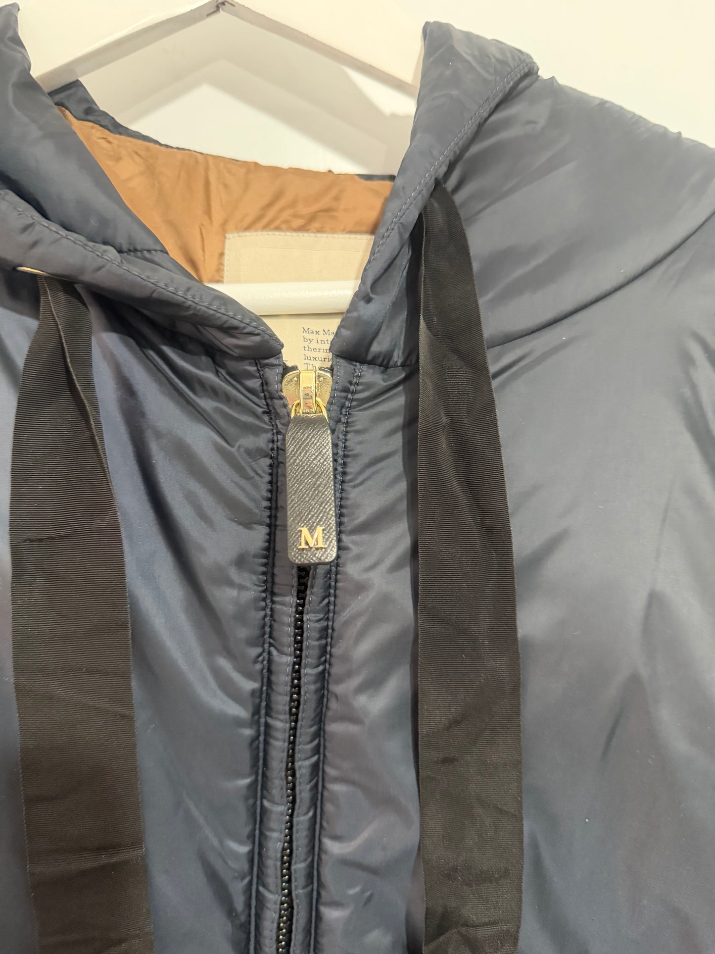 Blue MaxMara Rain Jacket, Size Medium