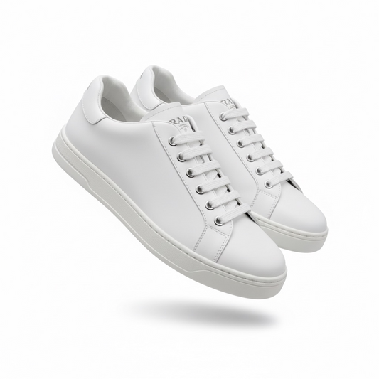 Pre-owned White Prada Sneakers, Size 37 - UK 4 (4.5)