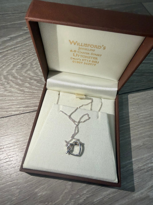 Silver Willisford's Necklace, Heart
