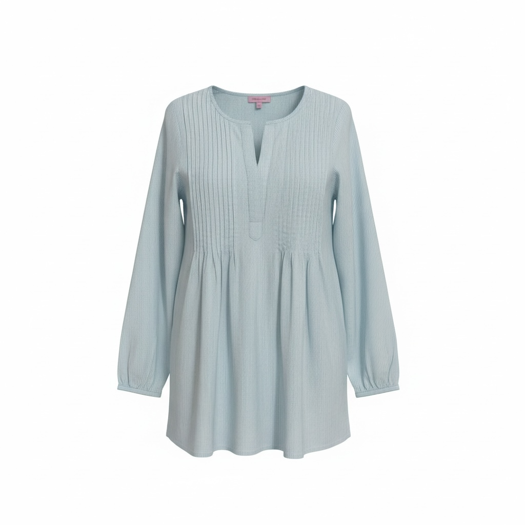 Pre-owned, Blue Calypso Boho Blouse, Size S/M