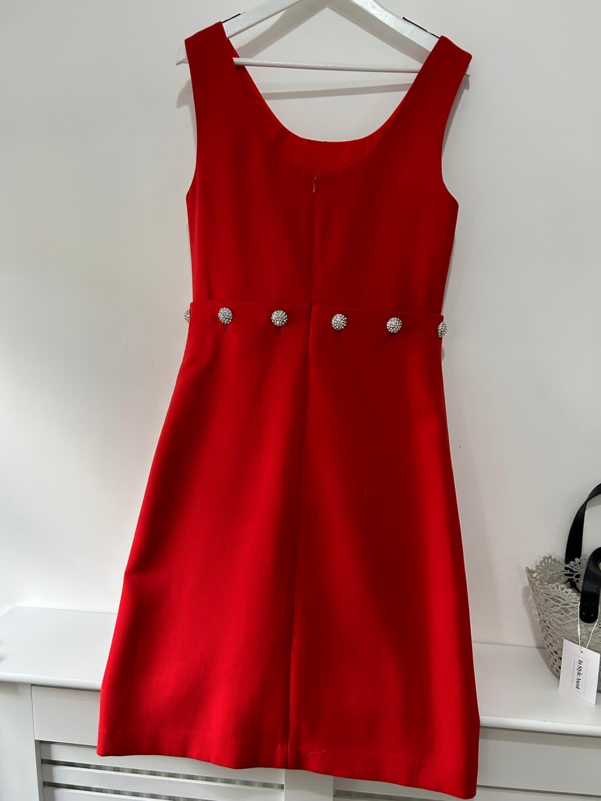 Preloved Red Tory Burch Dress, 10