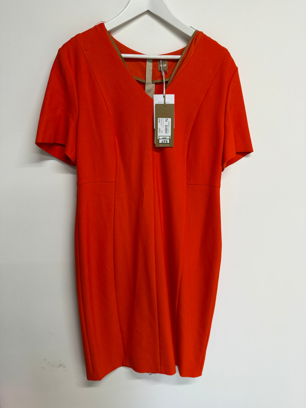 BNWT BOSS Dress Size XXL Orange