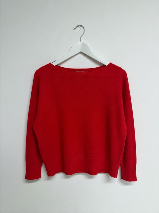 Preloved 360 Cashmere Jumper Size Small Red