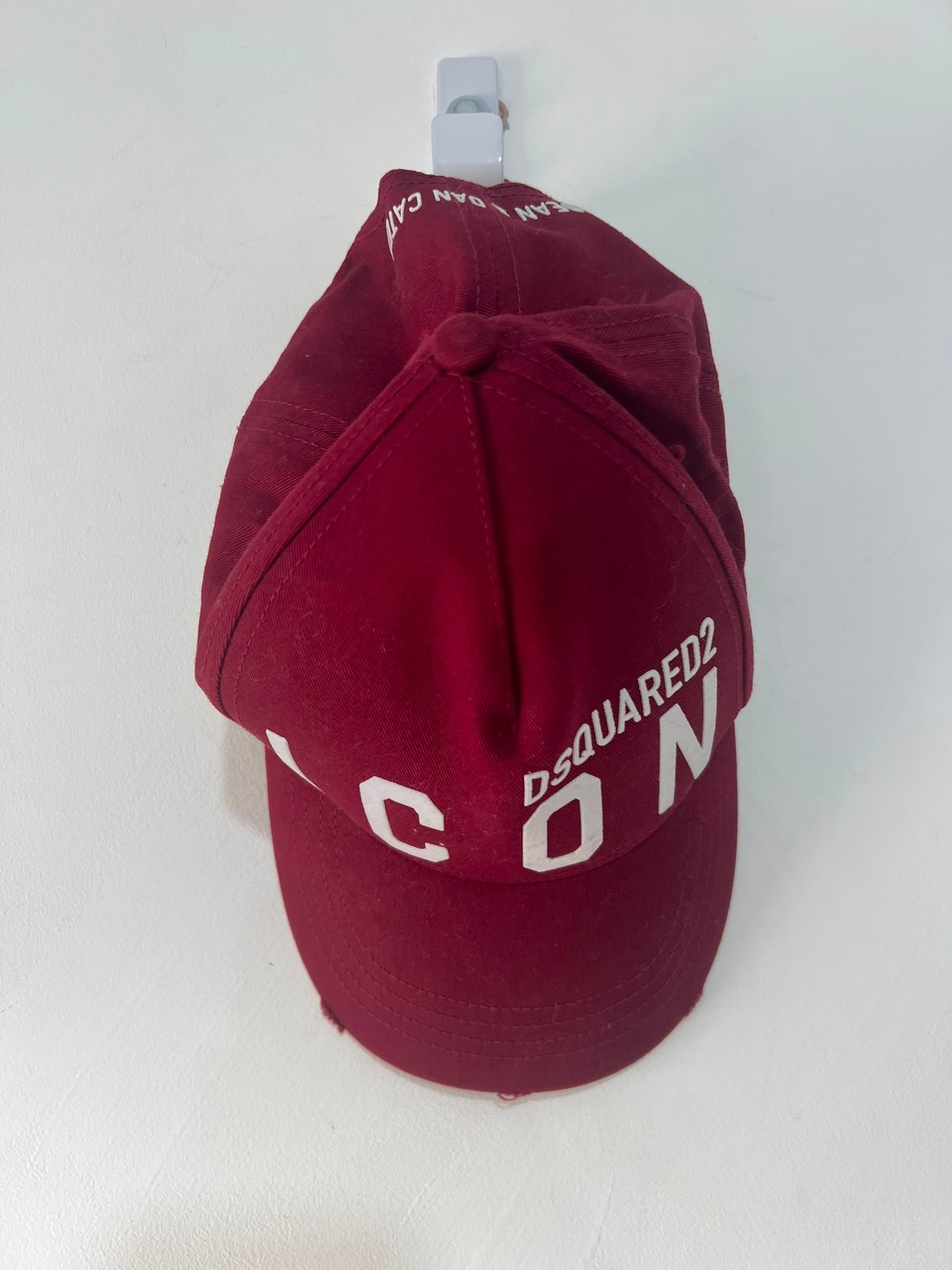 Pre-loved Burgundy Dsquared2 Hat
