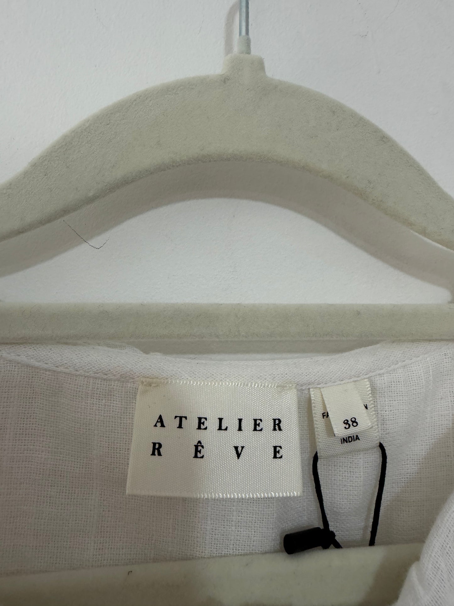 Preloved White BNWT Atelier Reve Blouse, 10
