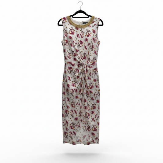 Preloved, White DAY Dress, UK 8