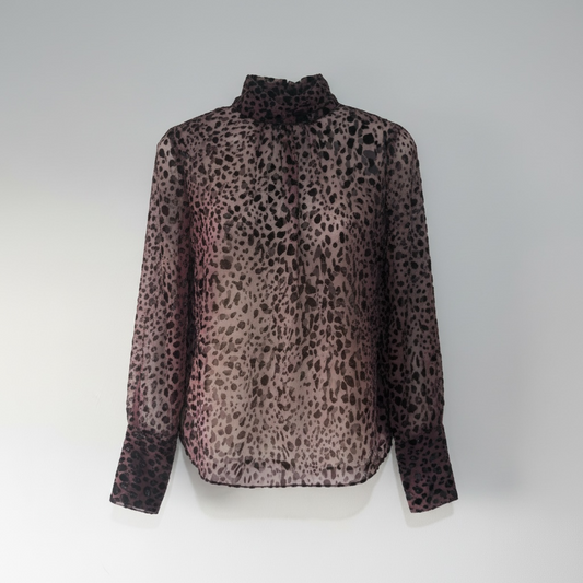 Pre-owned, Leopard Ba&sh Blouse, Pre-owned, Size 0 (UK XS/S)