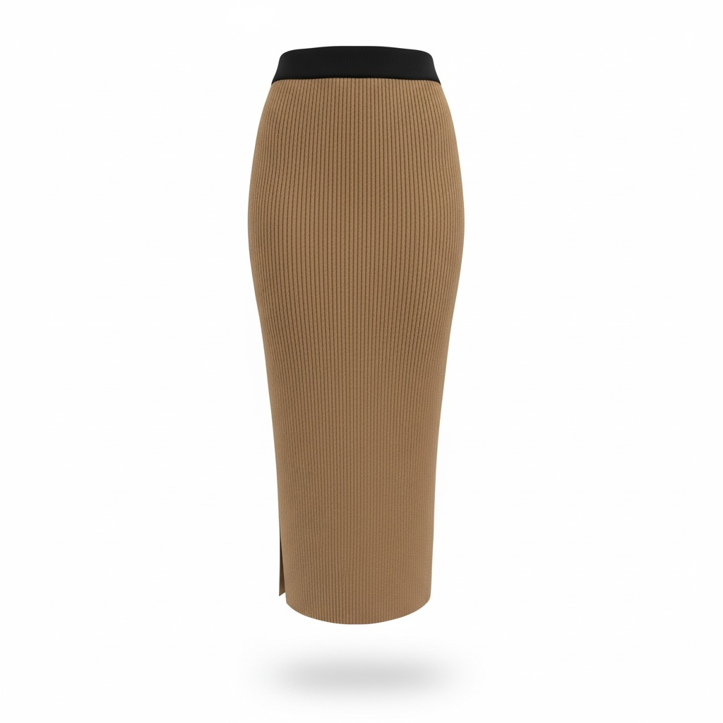Pre Owned Camel Boss Skirt, 12
