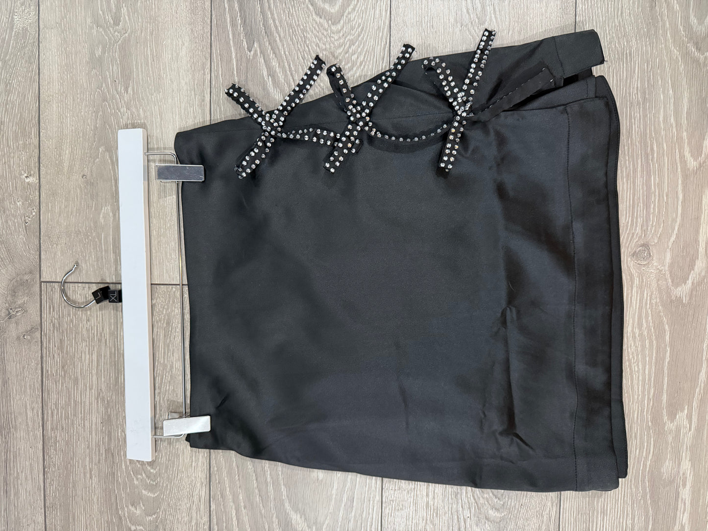 black with bows Maeve,Anthropology Skirt, Size XL