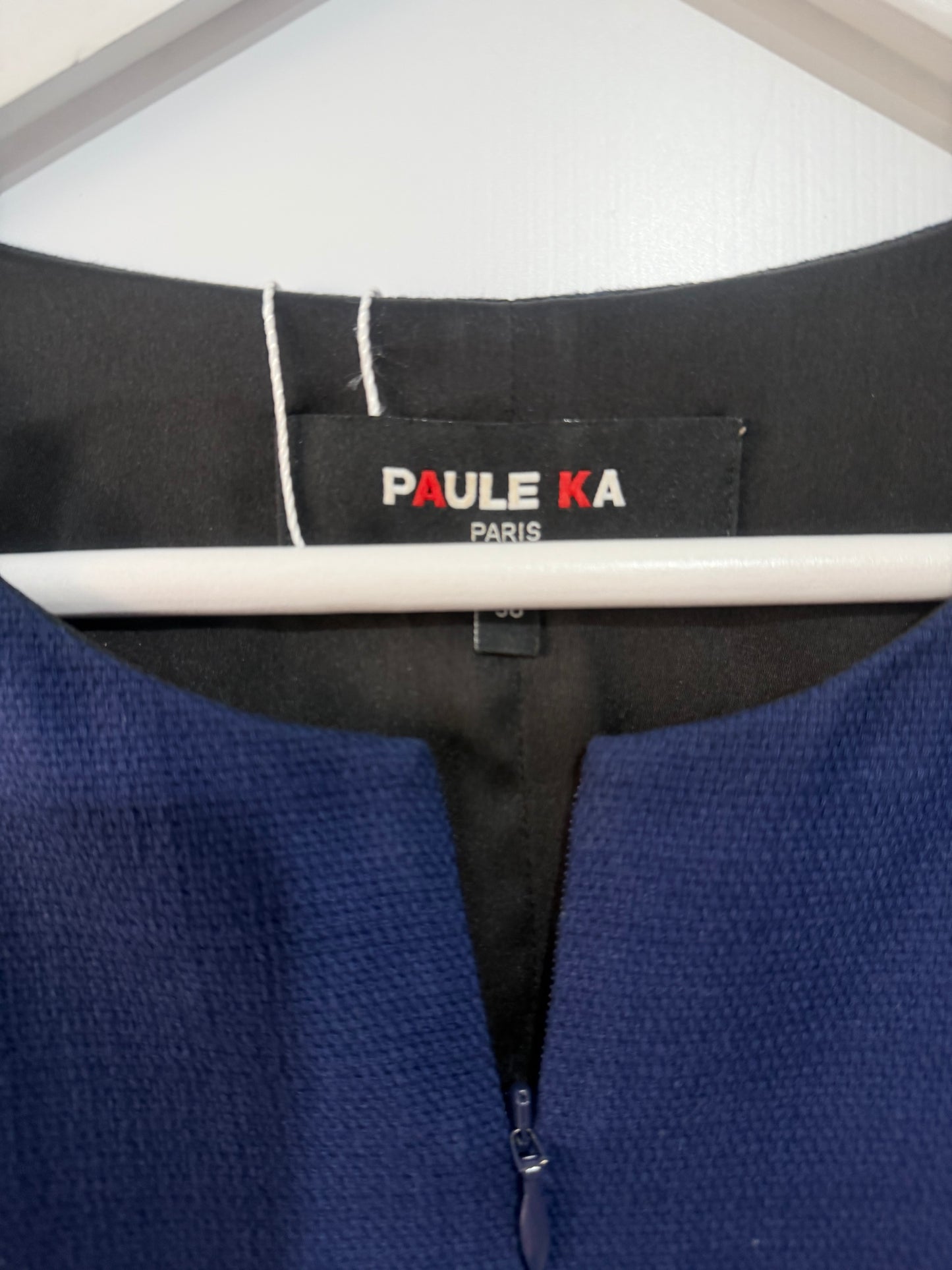 Blue Navy Paule Ka Dress and Jacket, Size 10