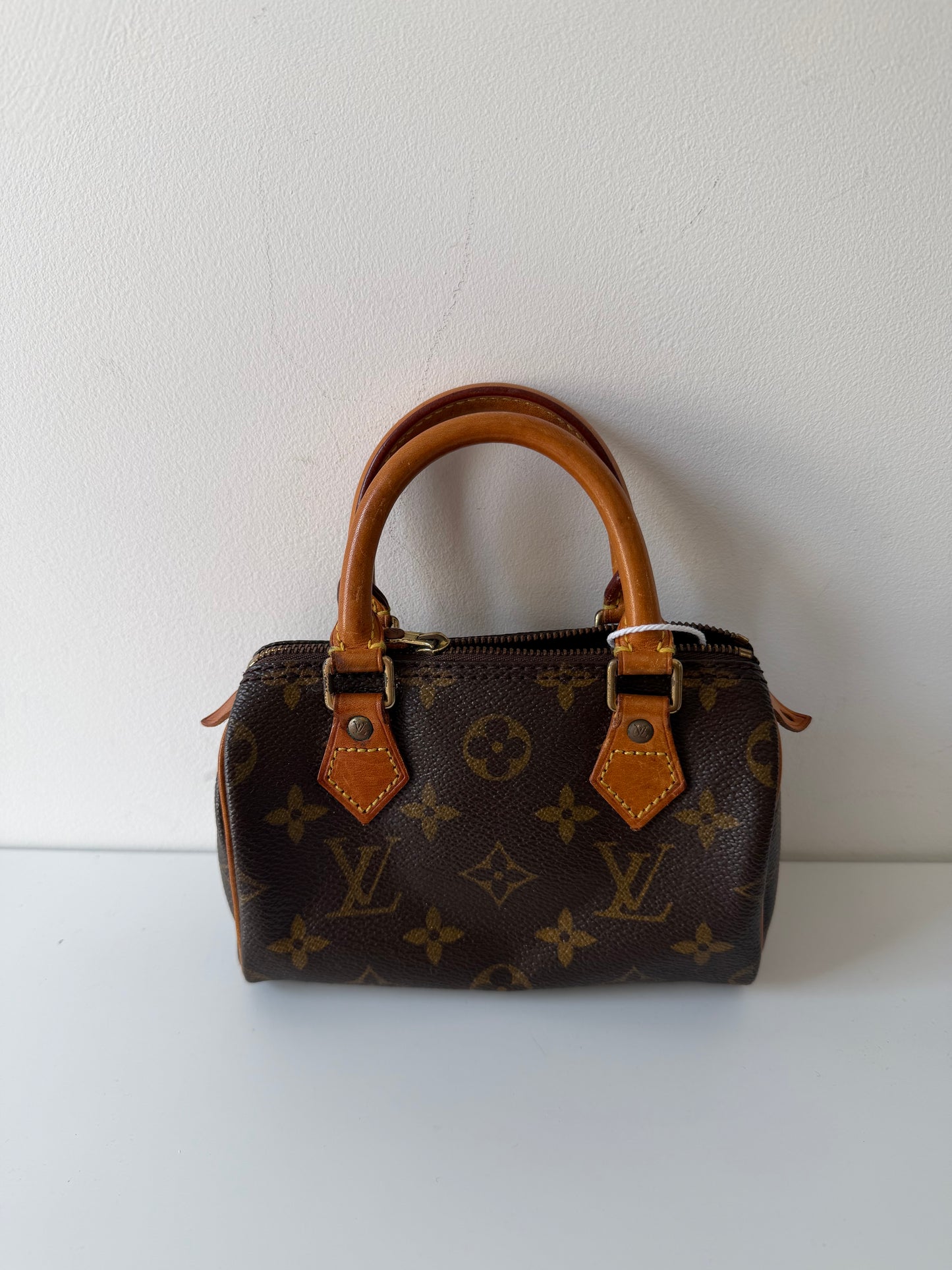 Preloved LV Monogram LV Nano Speedy Handbag, Small
