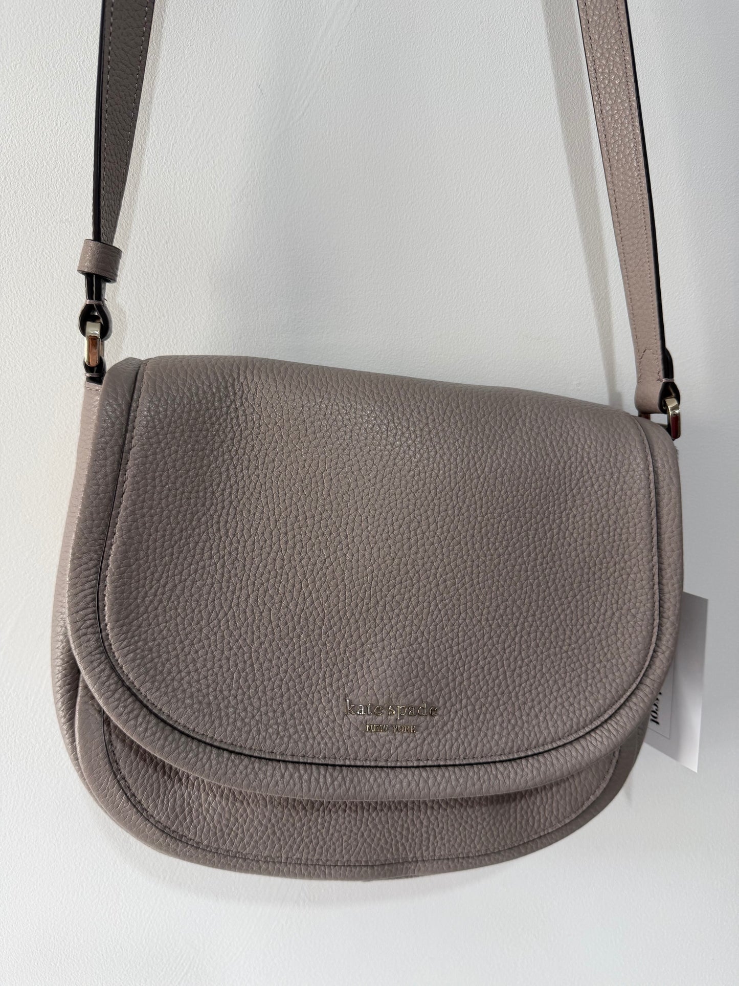 Pre-owned, Taupe/Grey Kate Spade Crossbody Bag, Size Medium