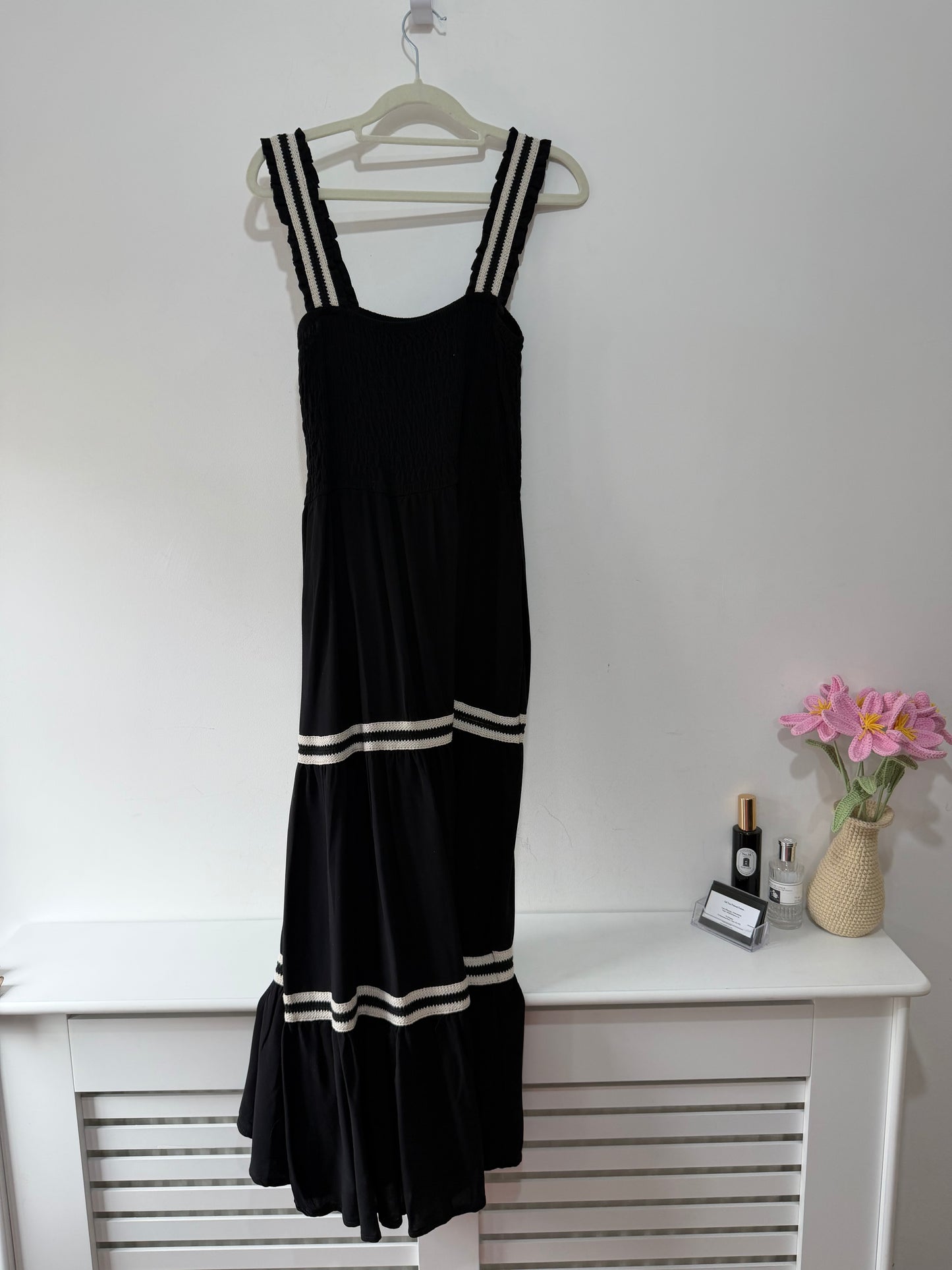 Preloved Saint + Sofia Dress 12 Black and White