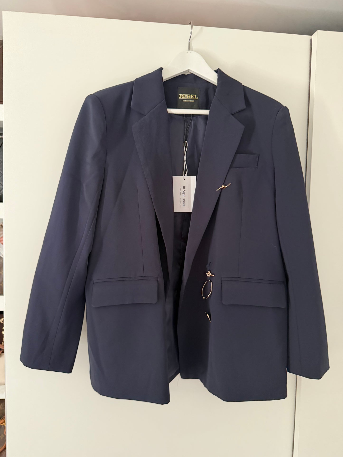 Pre-Loved Navy Rebel Blazer, M