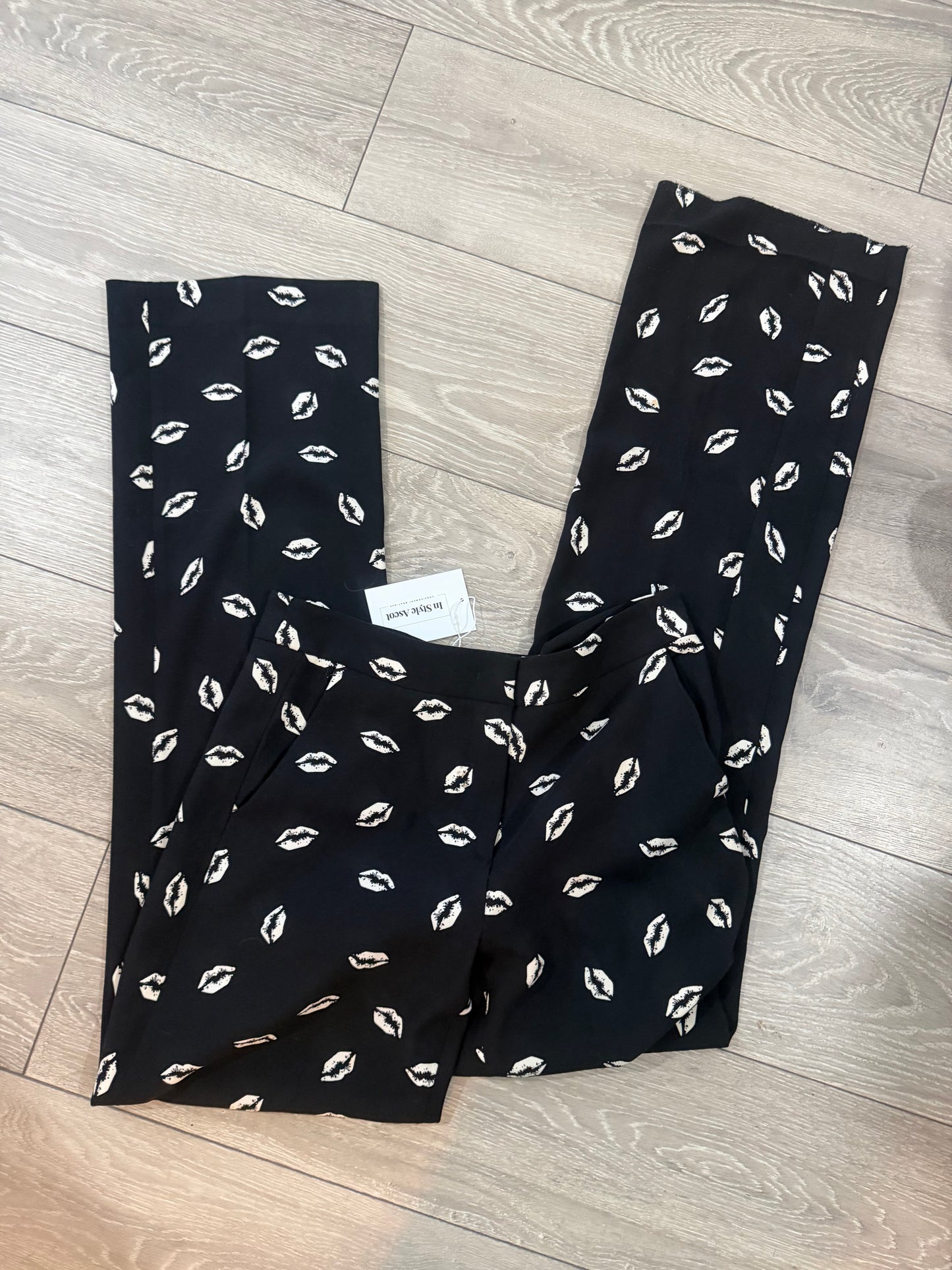 Black Essentiel Antwerp Trousers, Size 10 (generous)