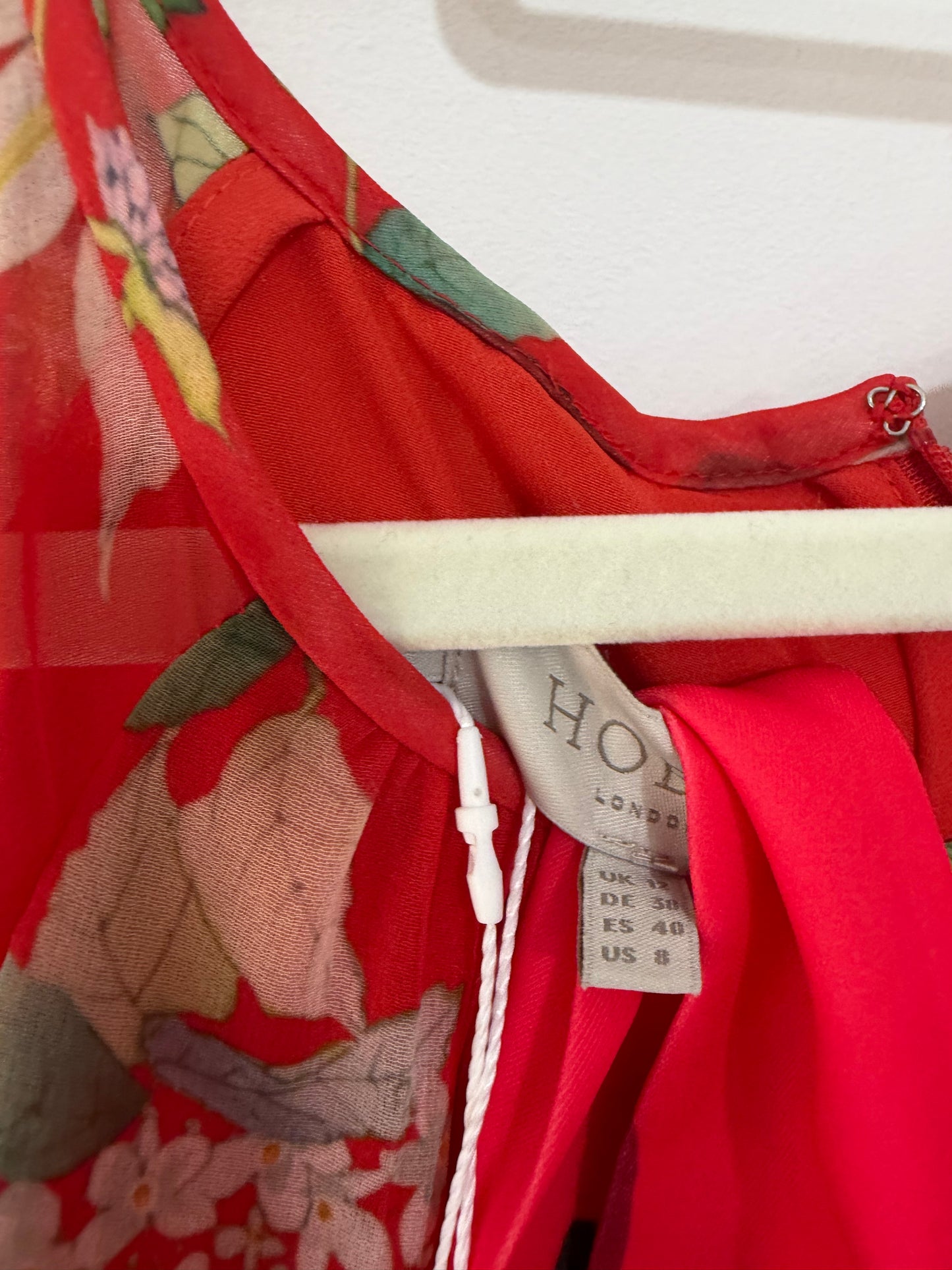 Preloved, Red Hobbs Dress, UK 12