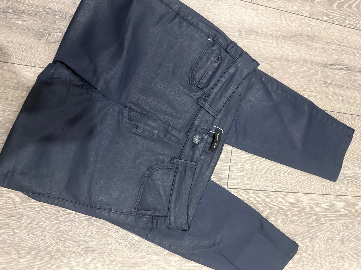 Navy Massimo Dutti Trousers, Size 10