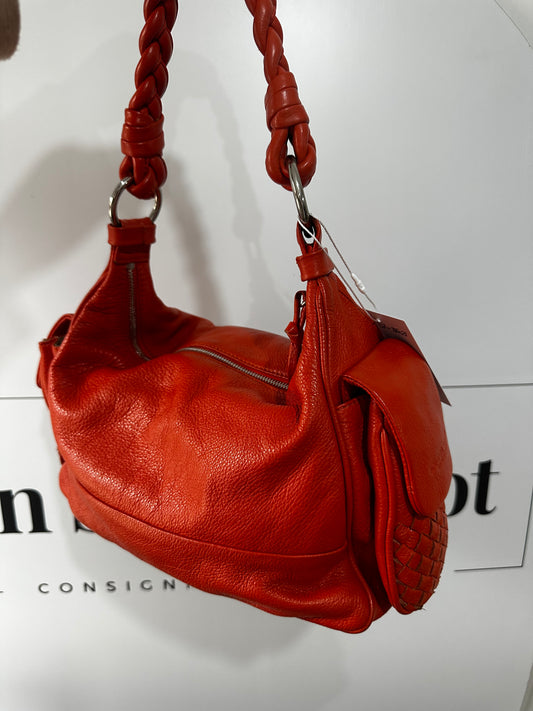 Orange Bottega Veneta Top Handle Bag