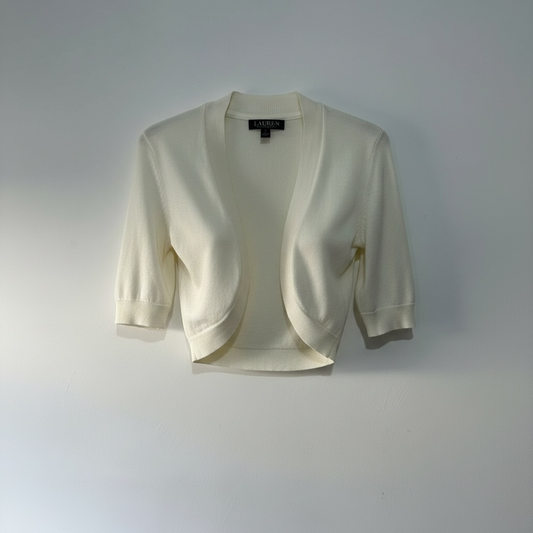 Preloved Cream Ralph Lauren Cardigan, Size S/M