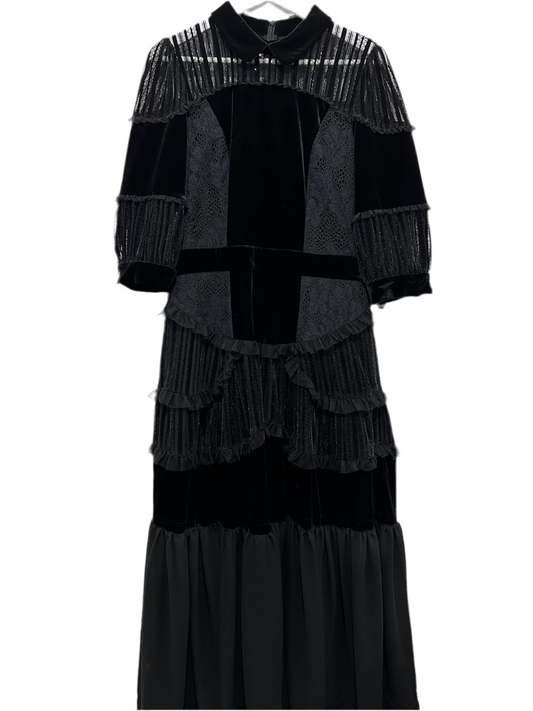 Black Bora Aksu Ballgown, 12-14