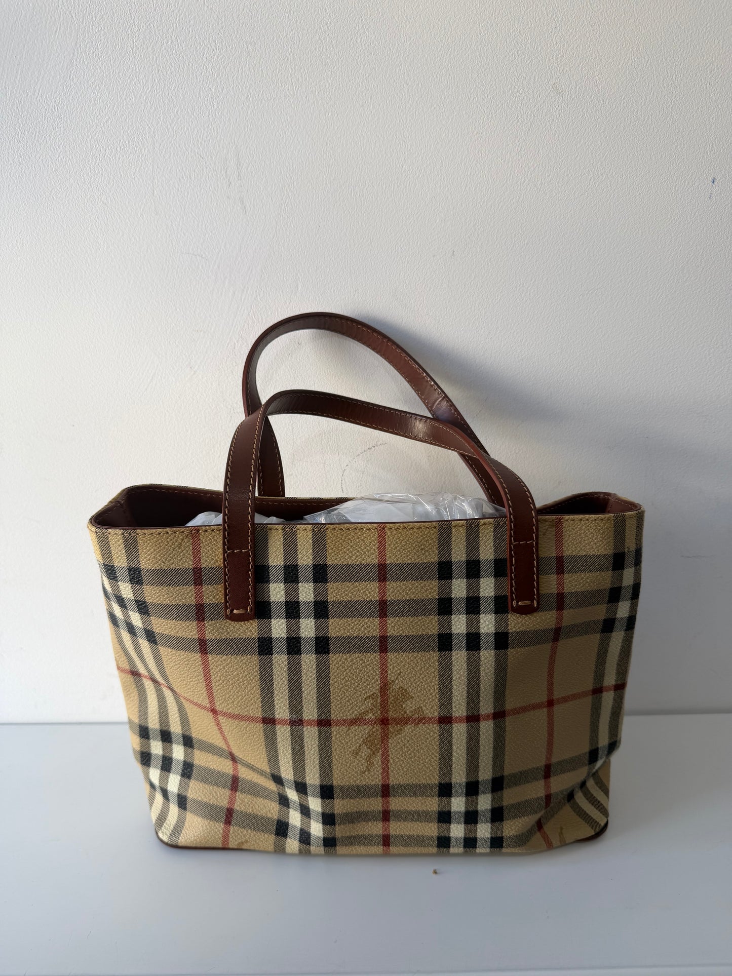 Preloved Burberry Handbag Monogram