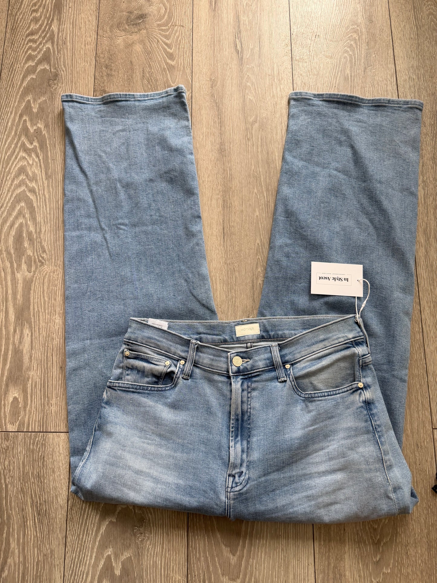 Preloved Mother Jeans Size 10 Waist 28 Blue
