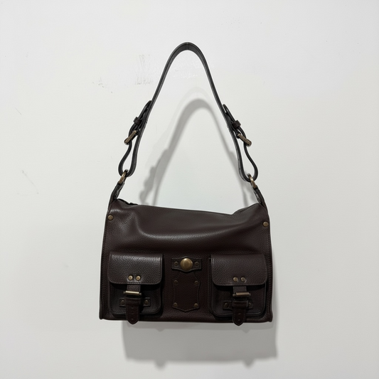 Chocolate Brown Mulberry Mini Roxanne, Vintage