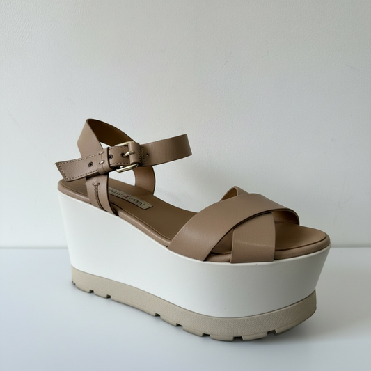 Pre-owned, Nude Manufacture d'essai Platform Shoes, Size 6