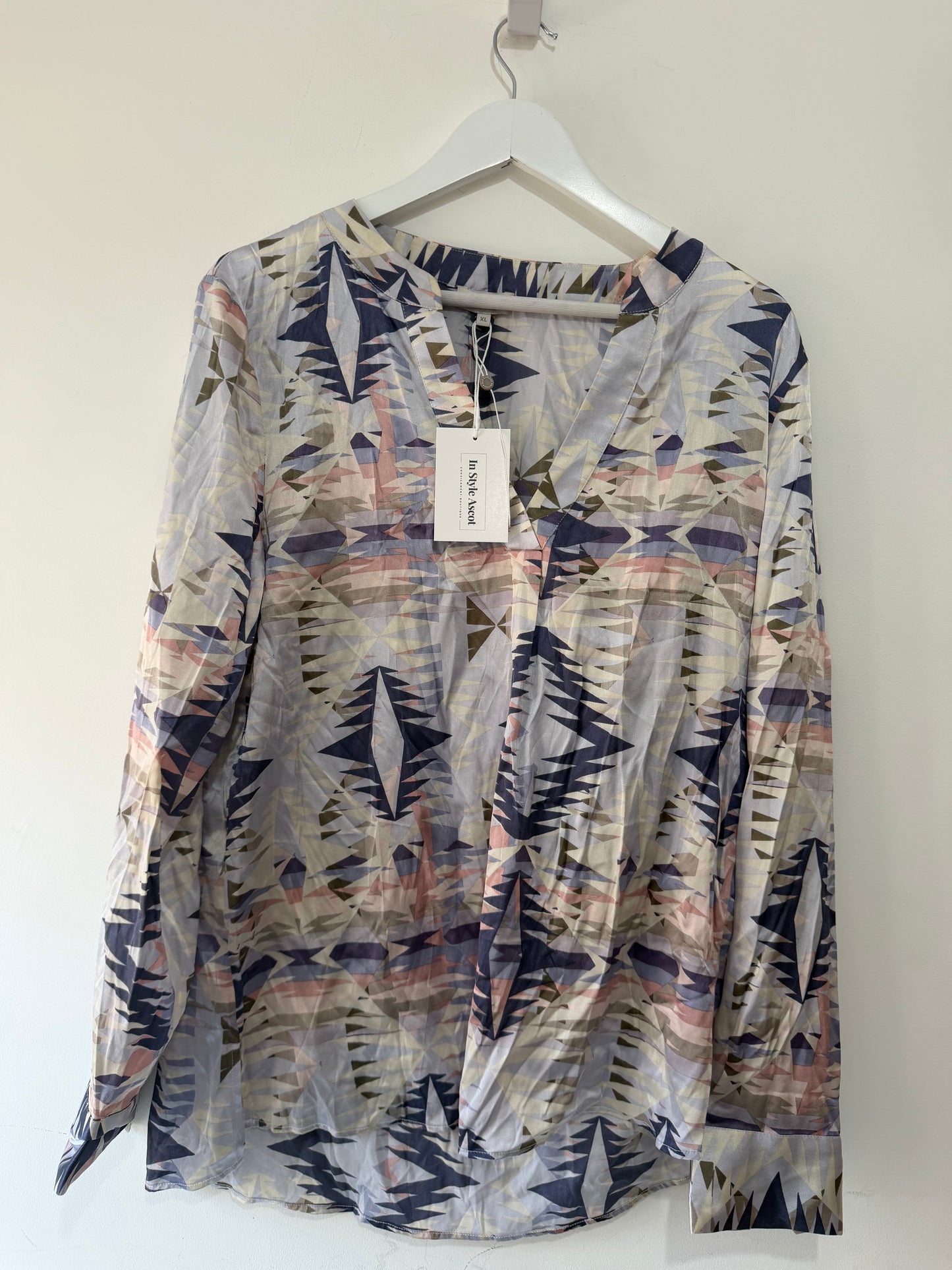 Preloved Multicoloured Dea kudibal Blouse, Size XL (16-18)