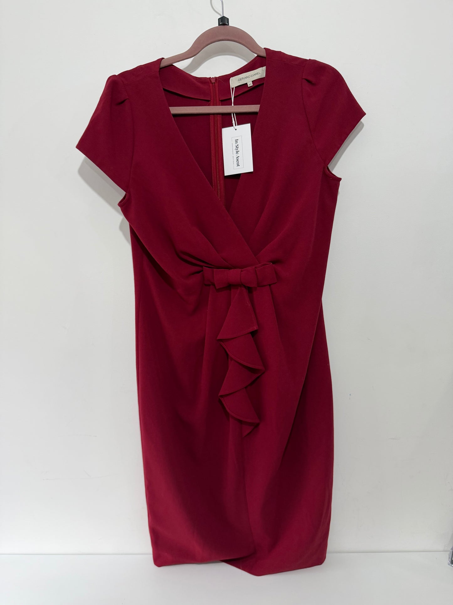 Preloved Burgundy Gerard Darel Dress, Size 14