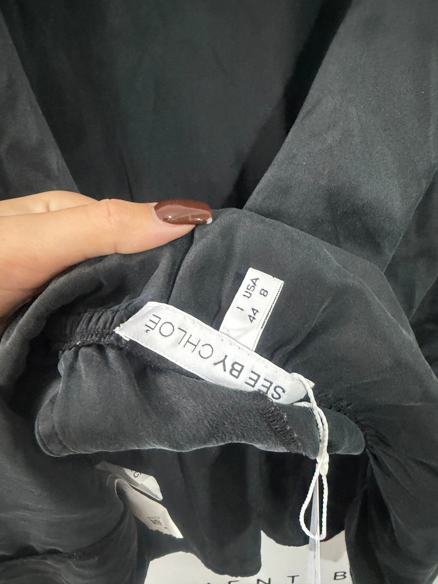 Black SeeByChloé Blouse, Size L