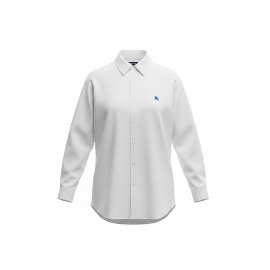 Preloved White Burberry Shirt Brand New, Size 42 Mens Large