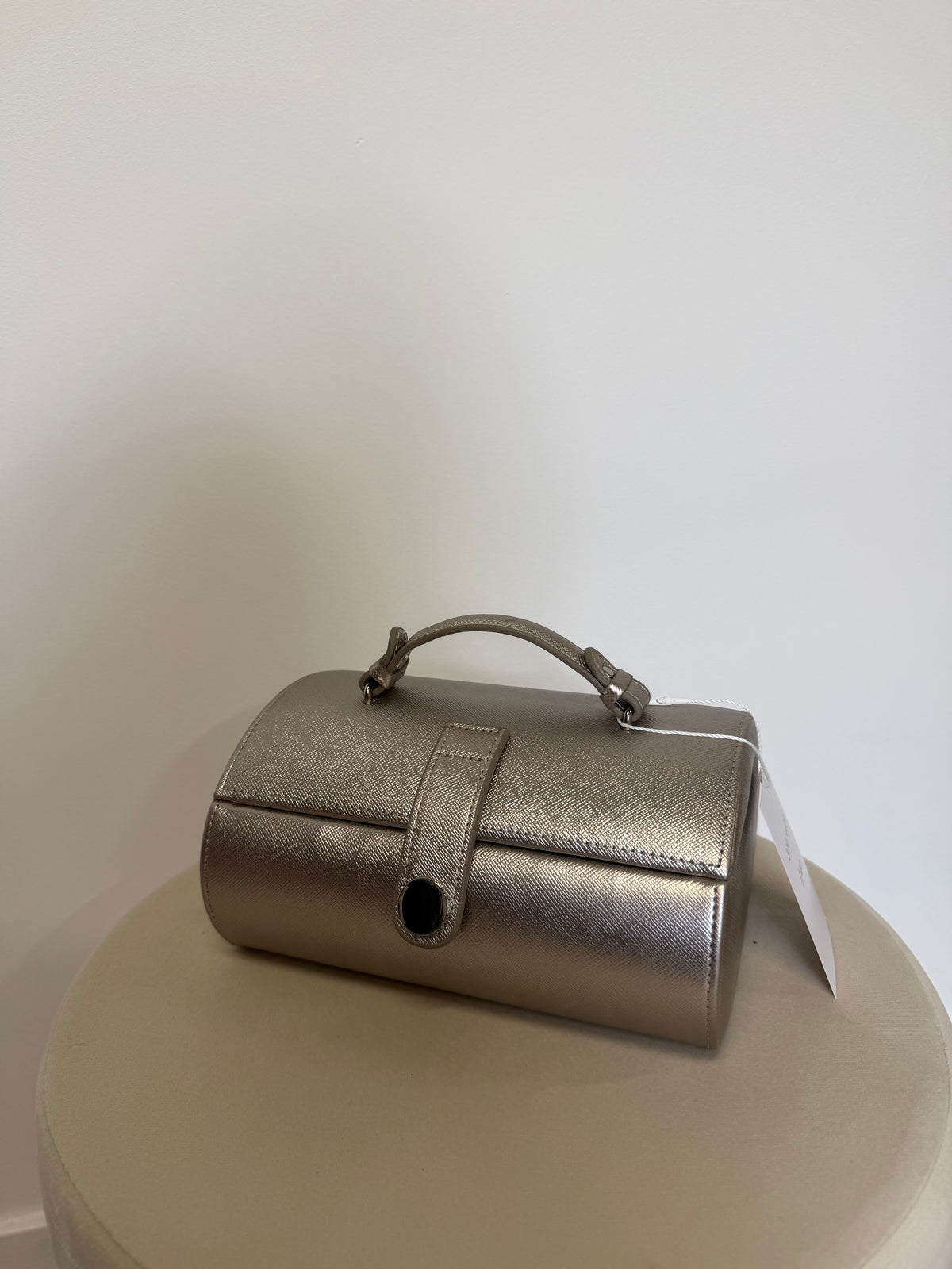 Preloved Jewellery Box Silver Metallic