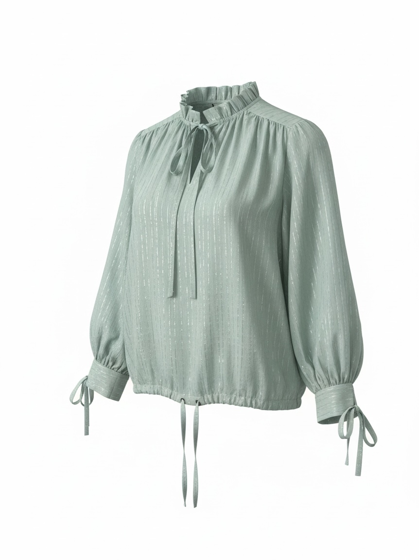 Preloved And/Or Blouse Size 8 fits oversized Mint, BNWT