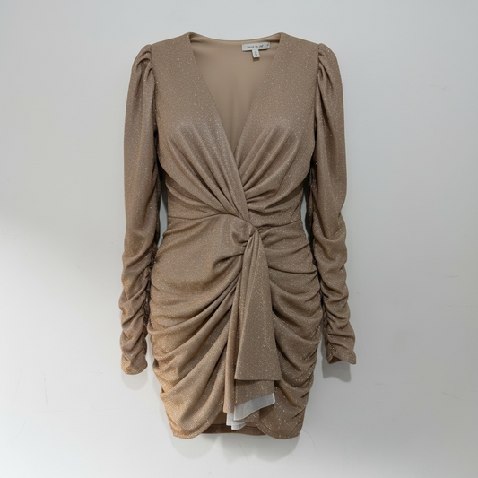 Preloved Gold Miller Brand New Dress, Size M