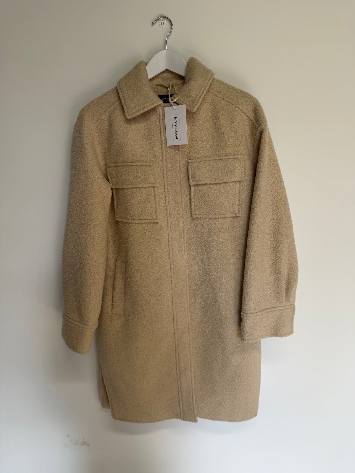 Preloved M&S Jacket Size XS Cream