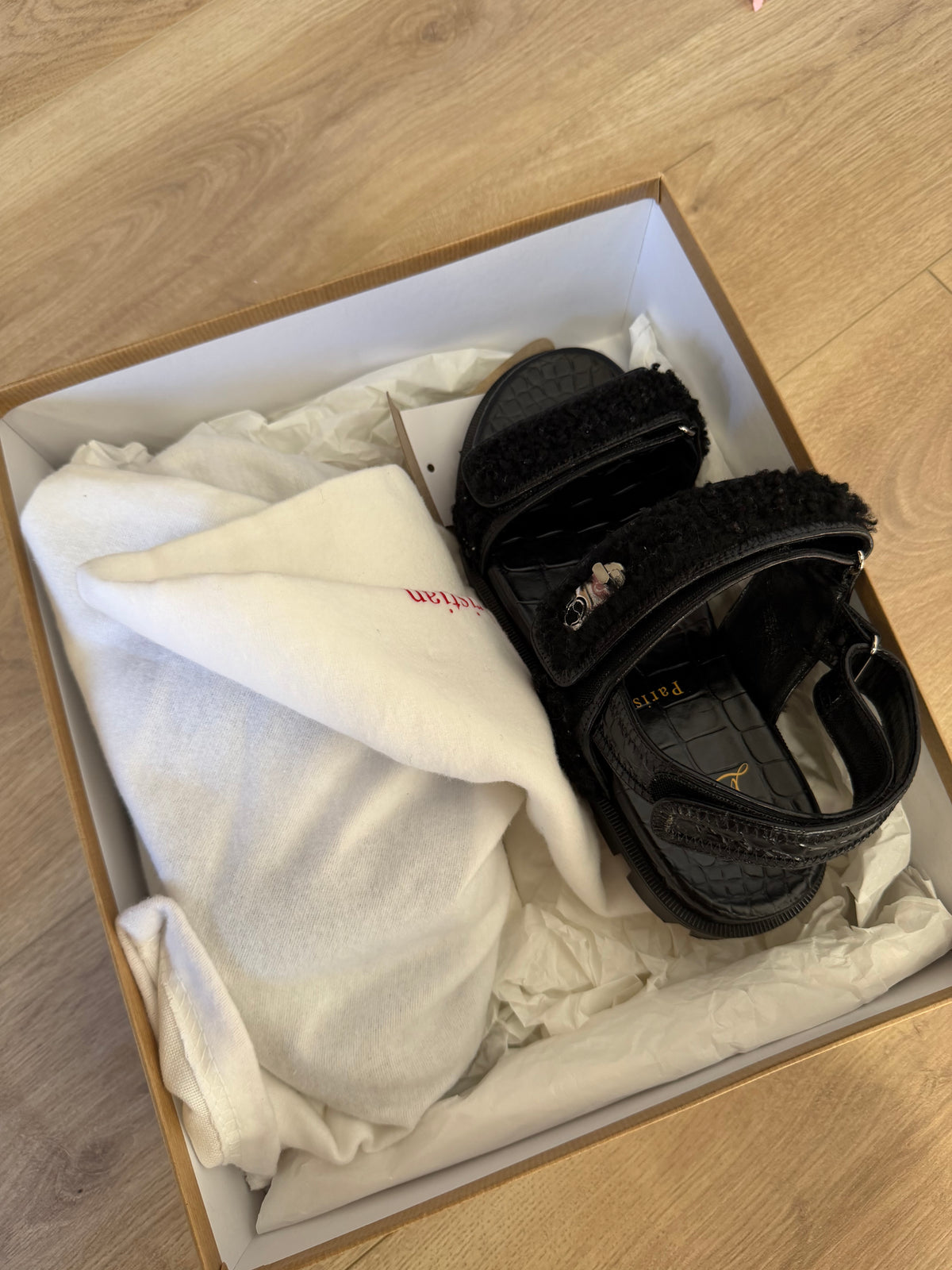 Preloved Christian Louboutin Sandals Size 6 - 39 Black