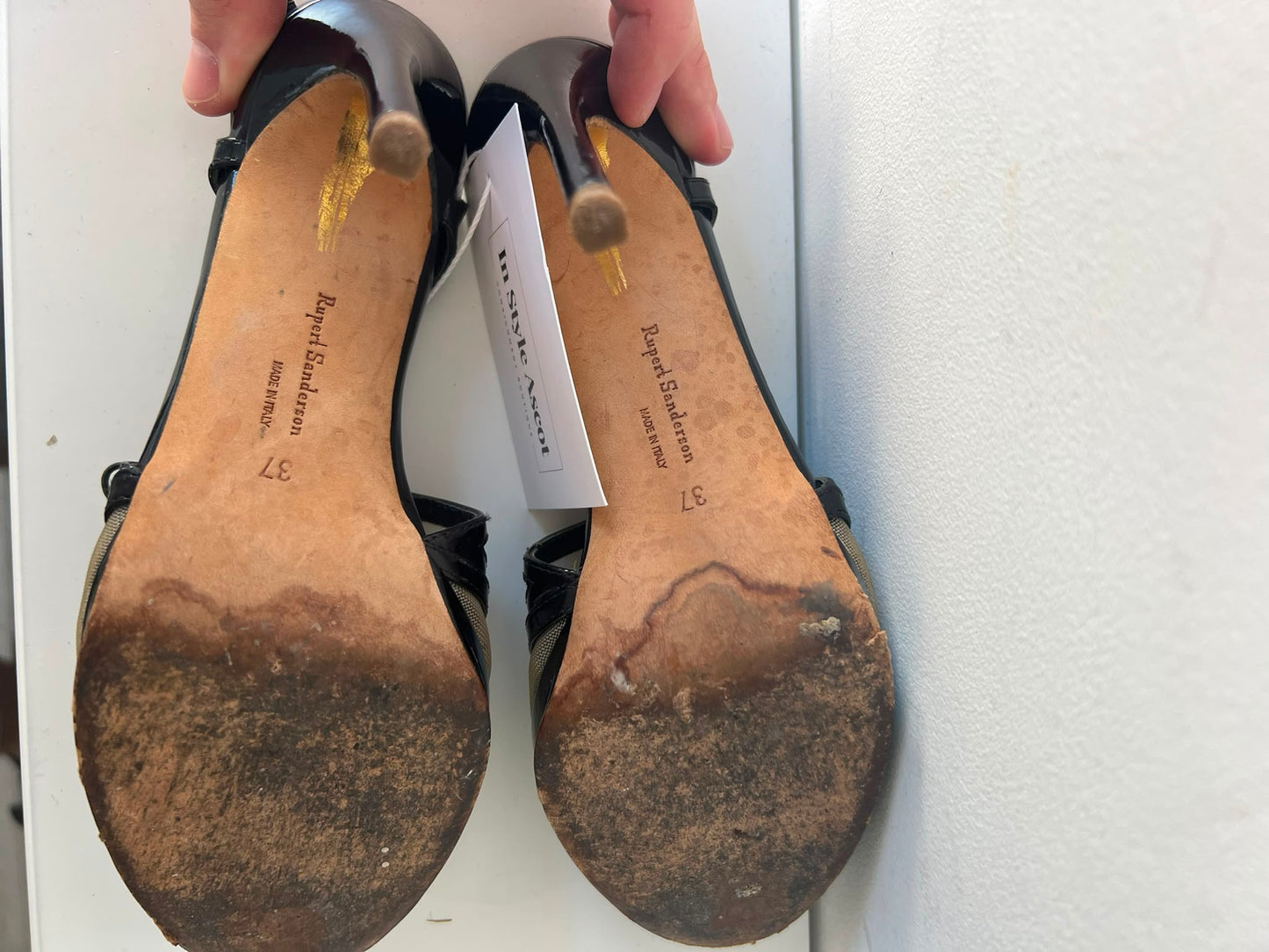 Pre-loved Black Rupert Sanderson Heels, 4