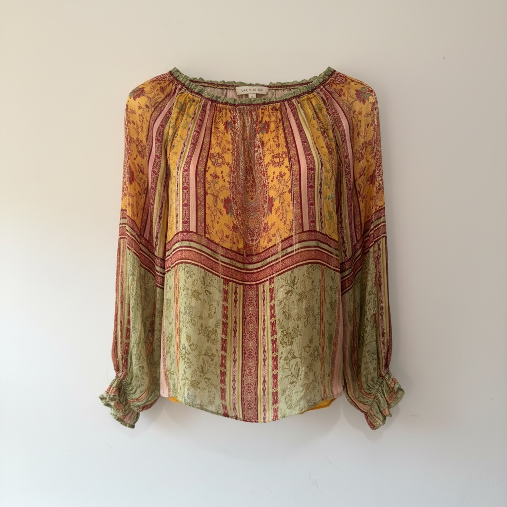 Preloved Multi Hale Bob Off the Shoulder Top, BNWT XL