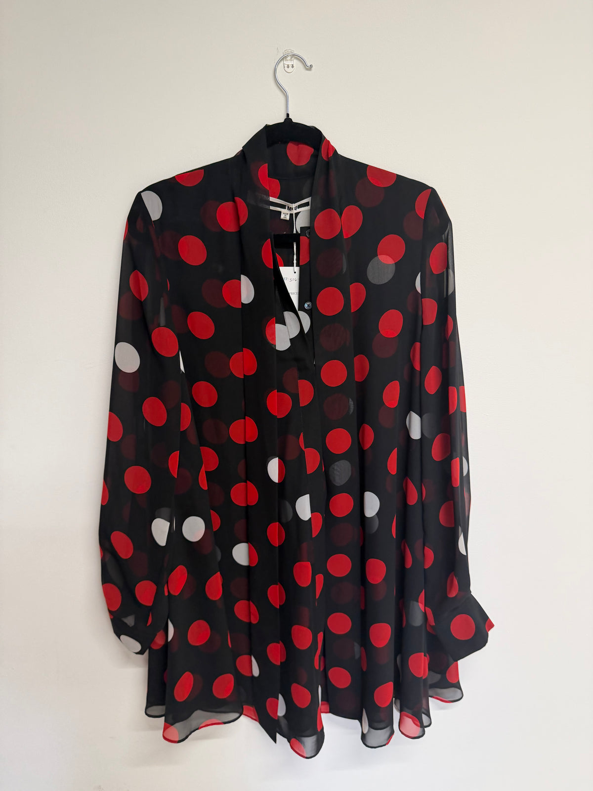 Preloved Alexander McQueen Dress Size 12 Black and Red