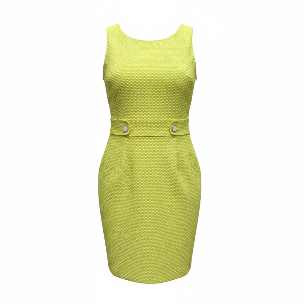 Preloved Green Tahari Dress, Size 10-12