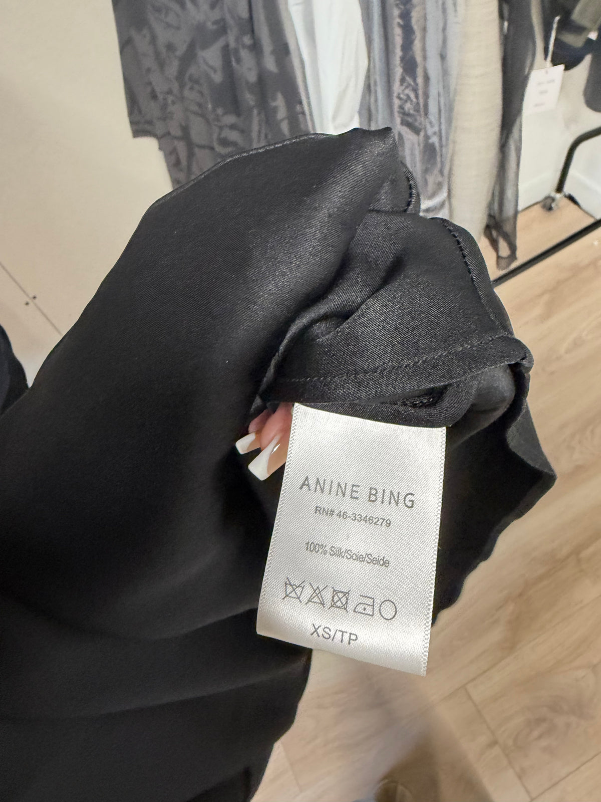 Preloved Anine Bing Skirt Size XS Black